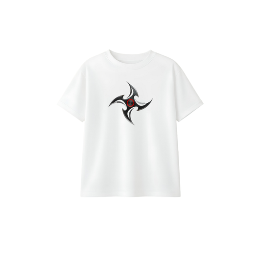huriken Surge Drop Tee – White/Black