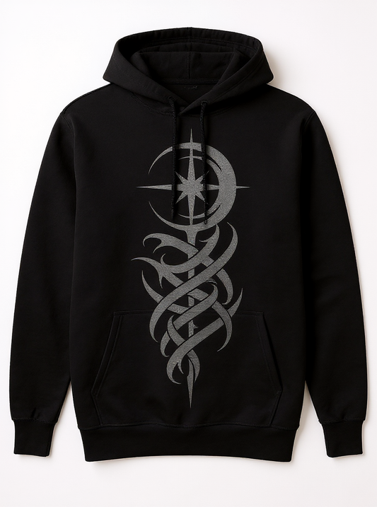 Celestial Compass Tribal Hoodie
