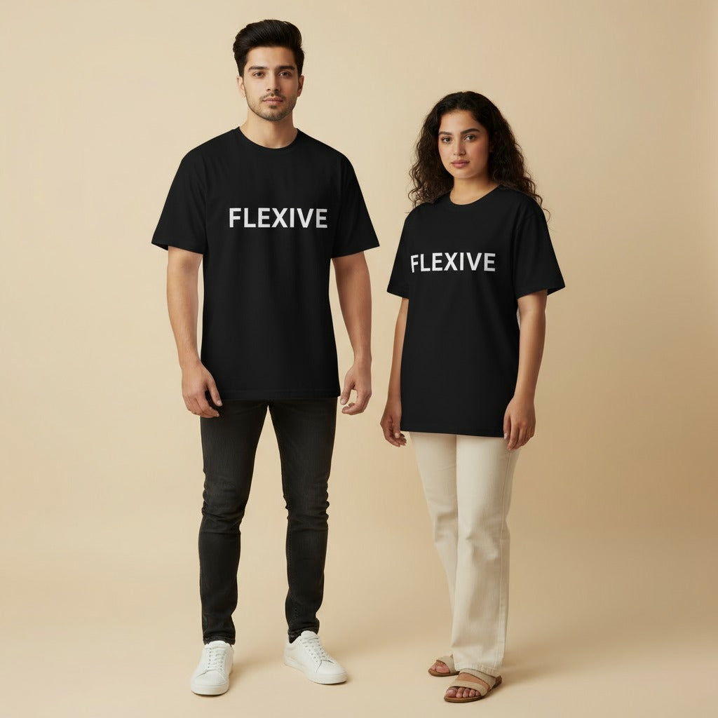 FLEXIVE Core Drop Shoulder Oversized T-Shirt