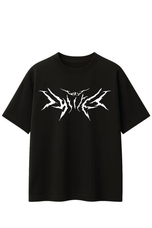 Crazy Static Drop Shoulder Oversized T-Shirt