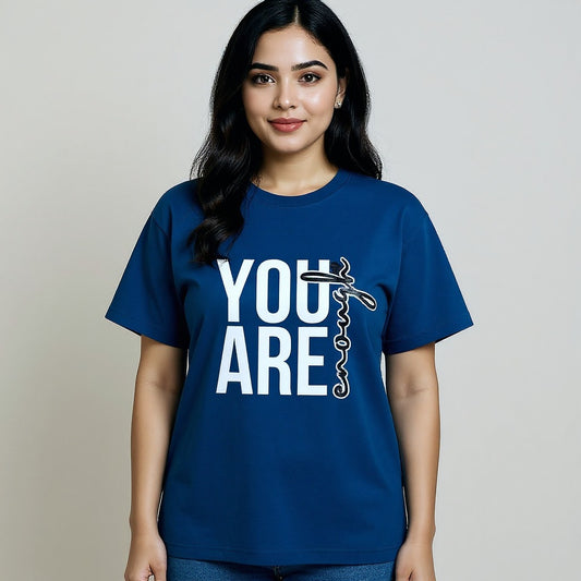 You Are Enough Oversized Drop Shoulder T-Shirt