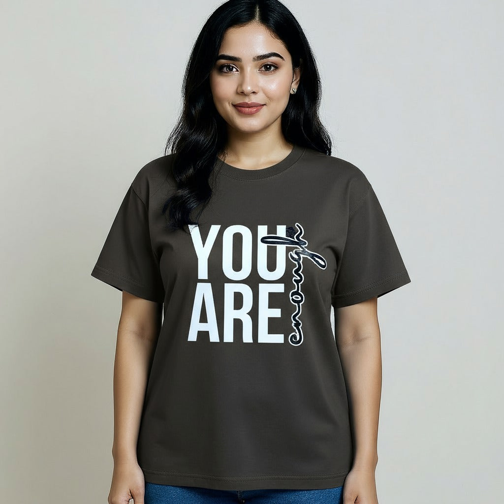 You Are Enough Oversized Drop Shoulder T-Shirt
