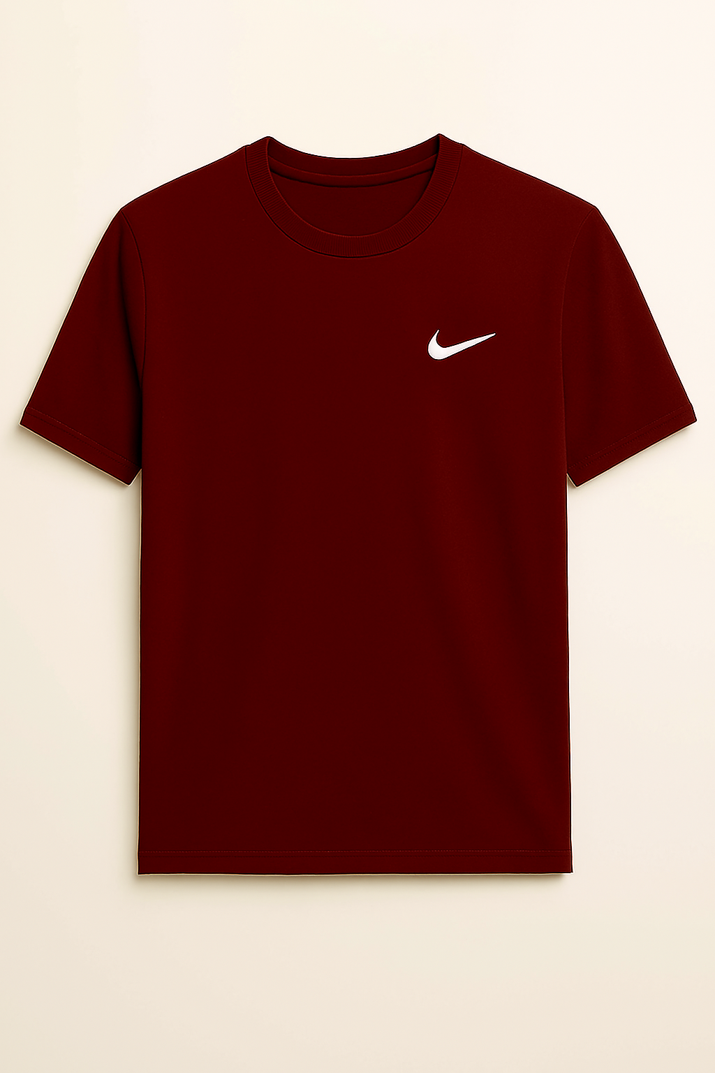 NIK Premium Activewear Dri-Fit Maroon T-Shirt