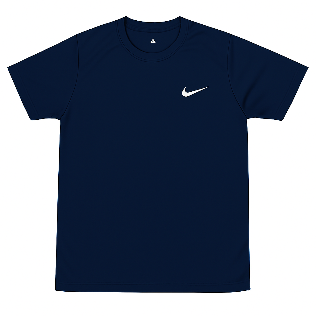 NIK Premium Activewear Dri-Fit Navy Blue T-Shirt