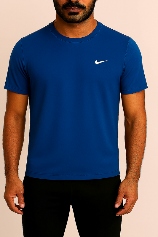 NIK Premium Activewear Dri-Fit Royal Blue T-Shirt
