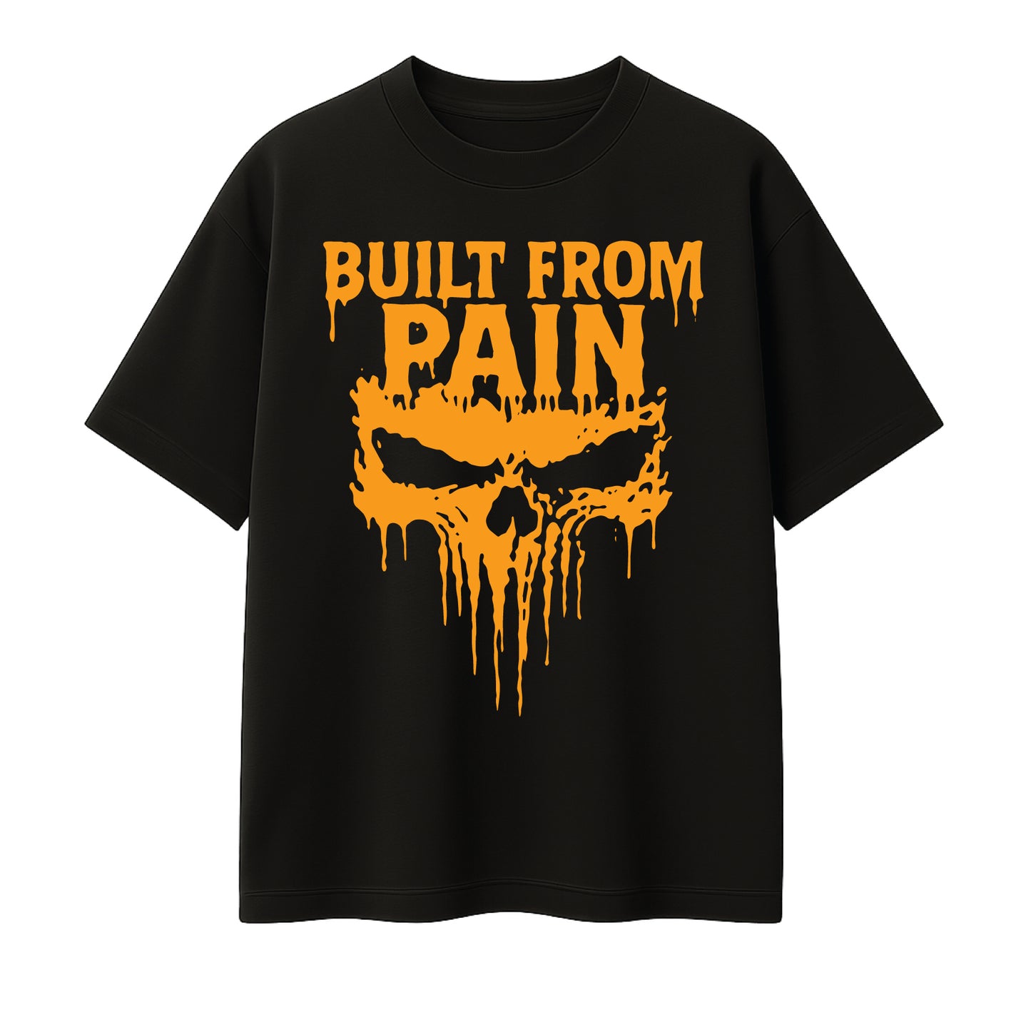 Oversized Drop Shoulder T-Shirt – Built From Pain Graphic