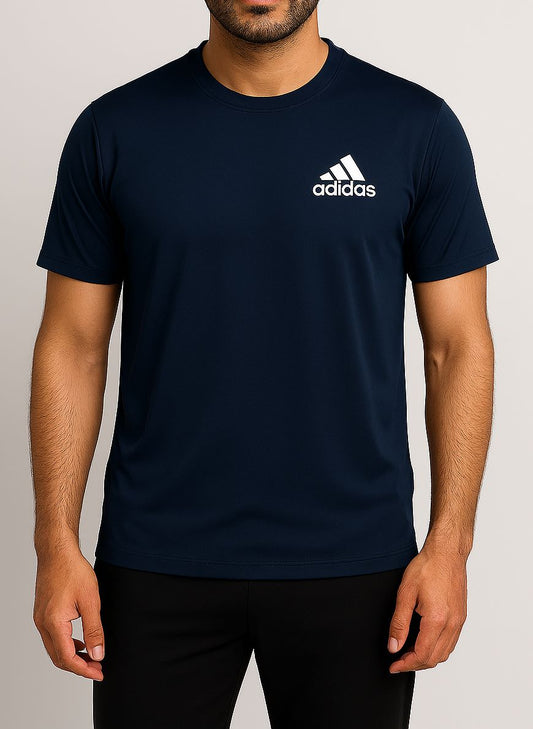 AD Premium Activewear Dri-Fit Navy Blue T-Shirt