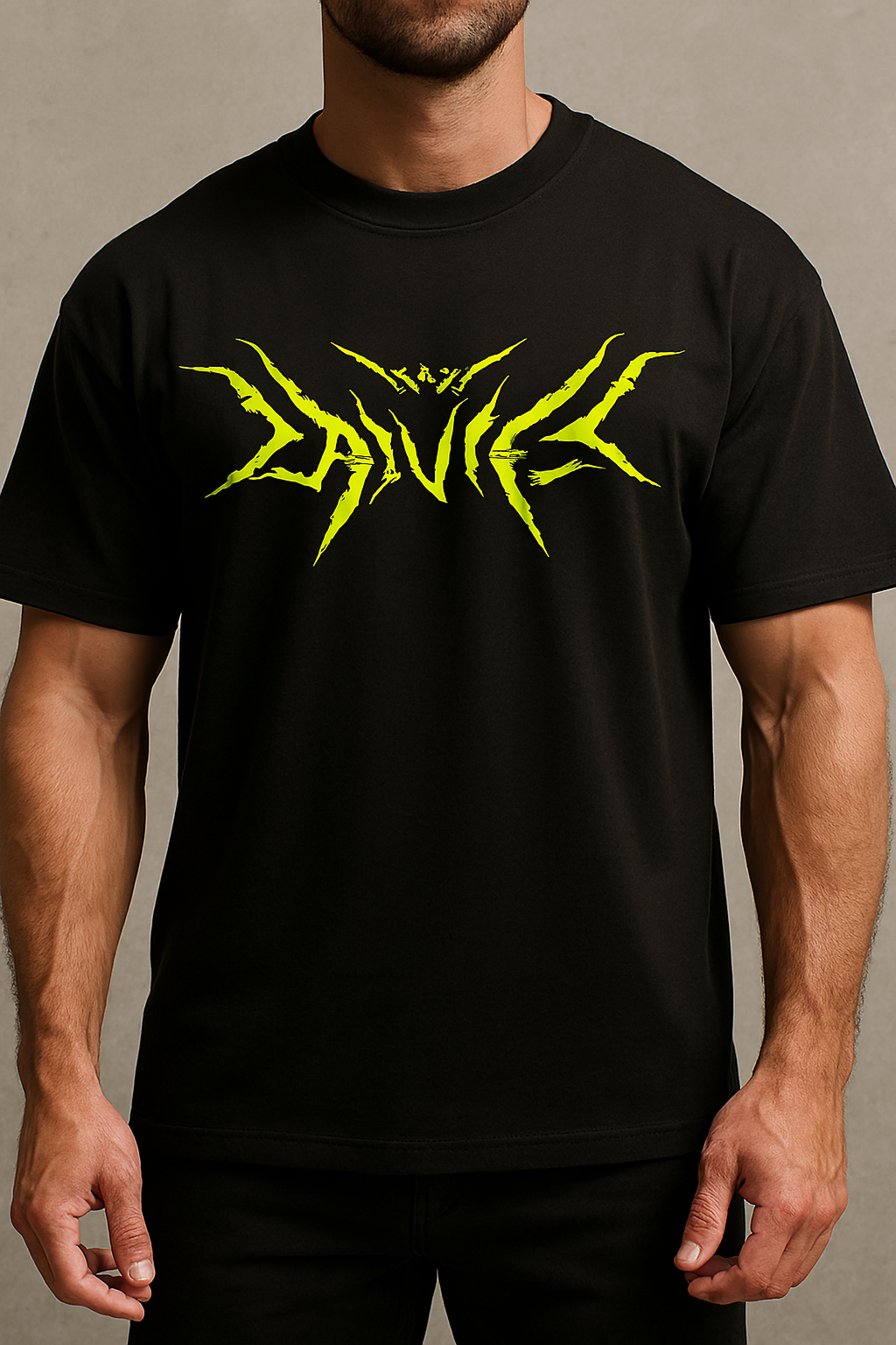 Crazy Static Drop Shoulder Oversized T-Shirt