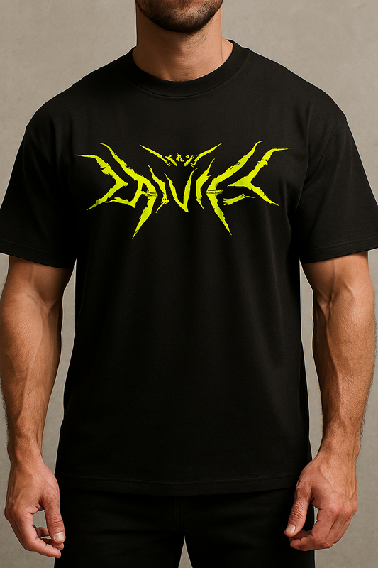 Crazy Static Drop Shoulder Oversized T-Shirt
