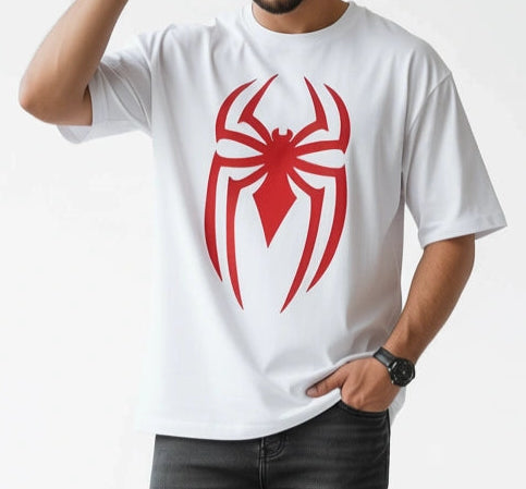 Arachnid Pulse Drop Shoulder Oversized T-Shirt