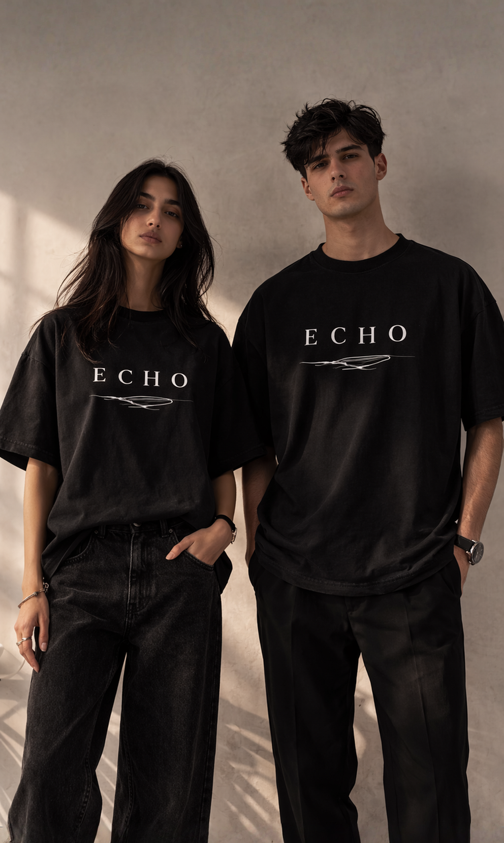 Echo Minimal Drop Shoulder Tee