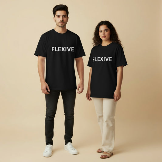 FLEXIVE Core Drop Shoulder Oversized T-Shirt