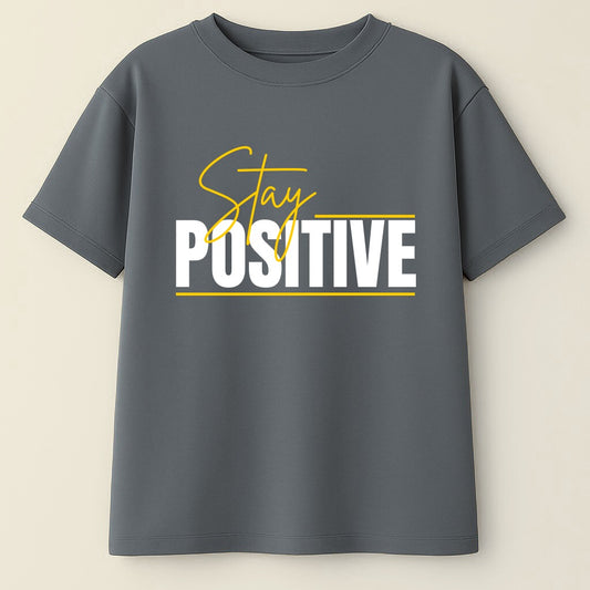 Positive Drop Oversized Drop Shoulder T-Shirt