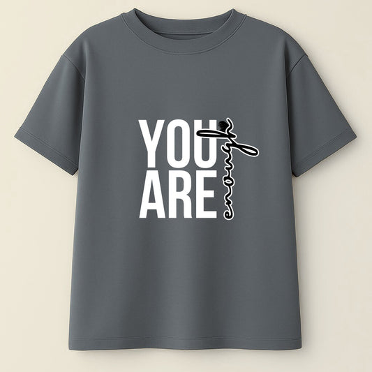 You Are Enough Oversized Drop Shoulder T-Shirt